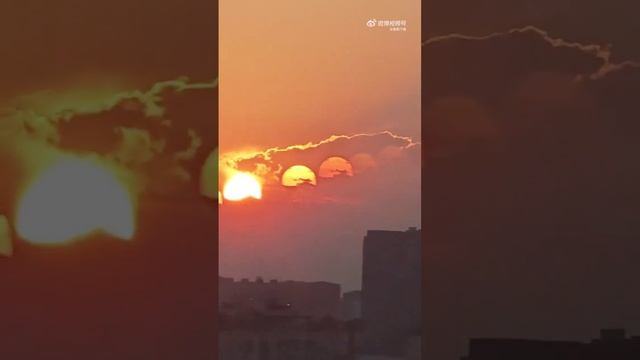 7 солнц одновременно в Китае.
