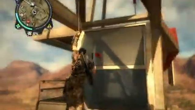 Just Cause 2 grappling hook glitch