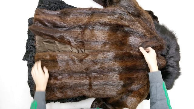 35241 Микс меха винтаж, 2пак, FURS, секонд (extra) оптом