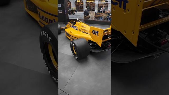 Ayrton Senna’s Lotus 99T Monaco and Detroit  winner in 1987. #ayrtonsenna #senna #lotus99t #f1