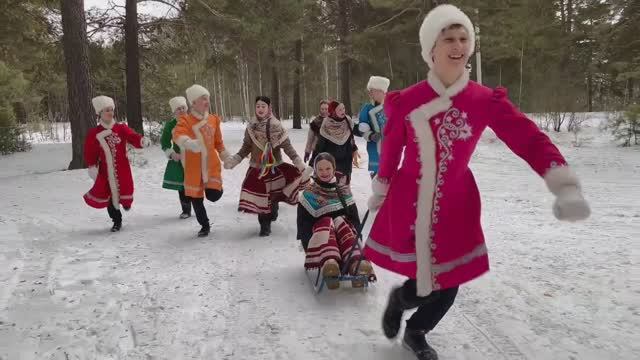 Образцовый ансамбль танца "ЗОРЕНЬКА"-ОЗОРНАЯ СИБИРЬ//ТАНЦЕВАЛЬНЫЙ ЗИМНИЙ КЛИП//Русский танец
