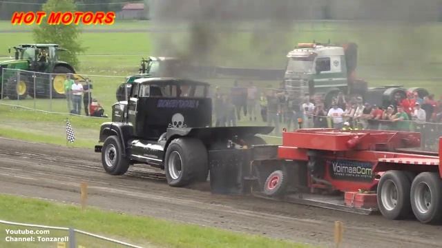 Грузовики-тягачи соревнование Truck Pulling