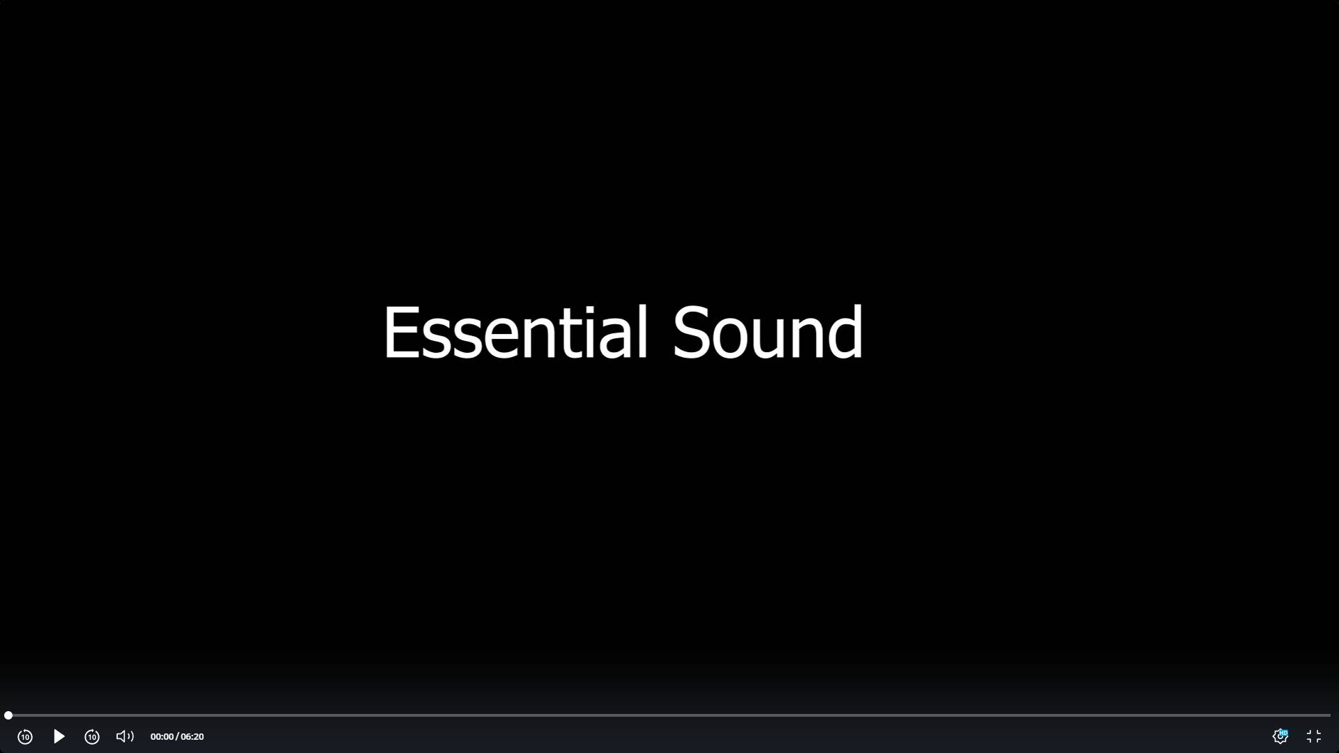 Essential Sound