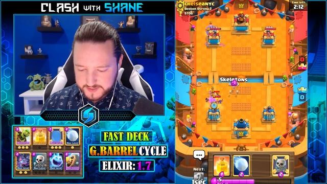 FASTEST GOBLIN BARREL DECK EVER!! 1.7 CYCLE!! THIS IS INSANE!