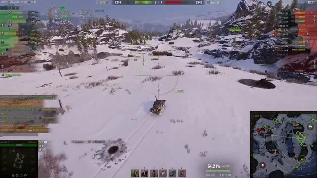 всем привет еще один бой на EBR Hotchkiss VII