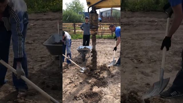 Бурение под буронабивные сваи в Томске - Фундамент в Томске - Крепкий Дом Томск