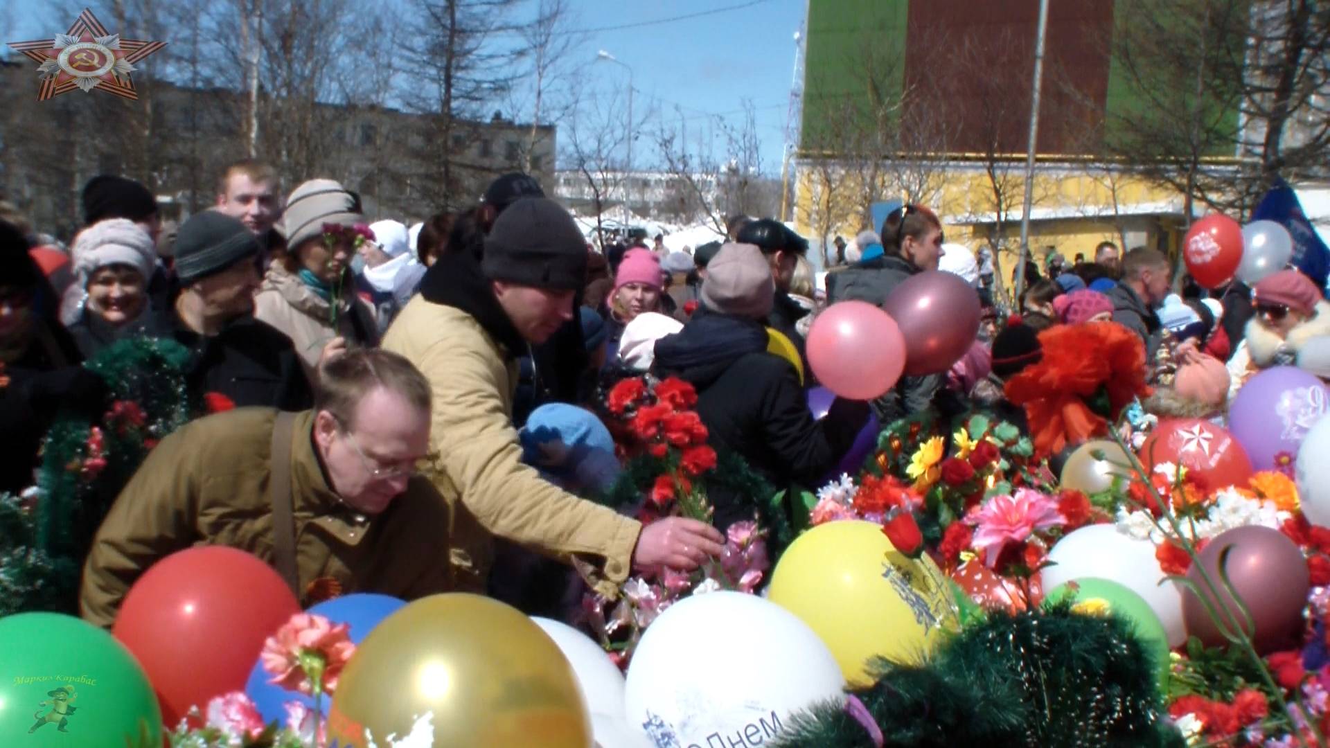 Шествие на день победы г. Оха