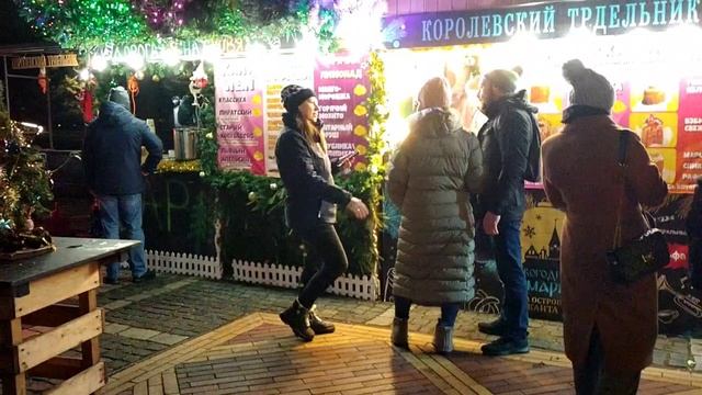 Новогодняя ярмарка остров Канта.Инсталяция на Биржу.