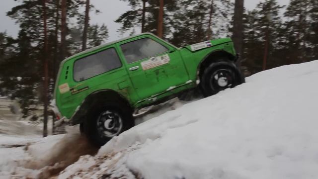 Niva snow wheeling