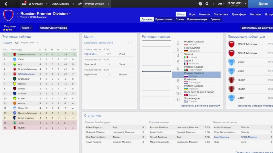 FIFA Manager 14 карьера за цска 3