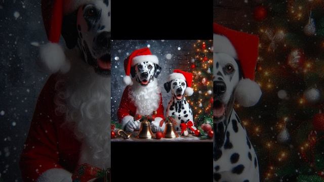 новогодние_далматинцы