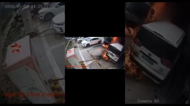 Возгорание батареи во время зарядки  Главная Дорога 🔶