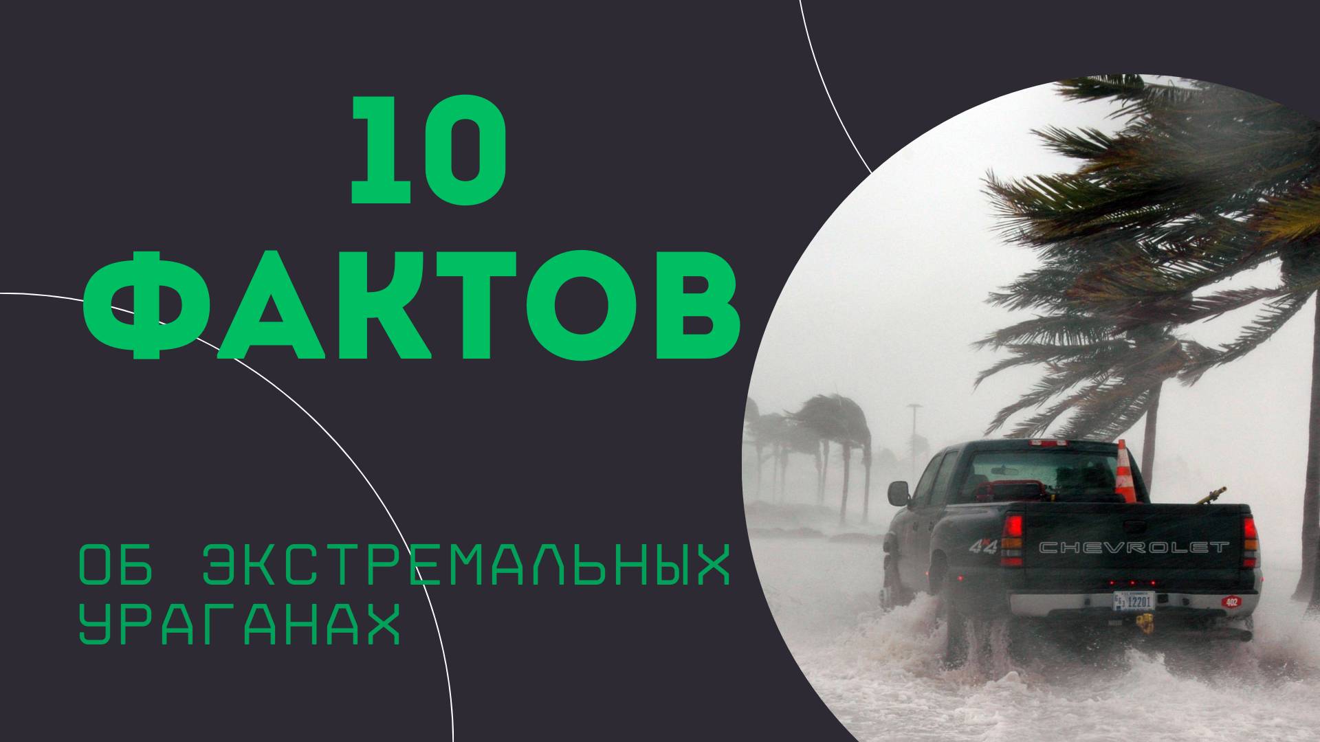 10 фактов об ураганах / Природа в её самой мощной форме!