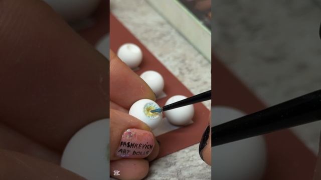 Глаза для кукол и игрушек своими руками #кукла#творчество#хобби#хендмейд#рукоделие