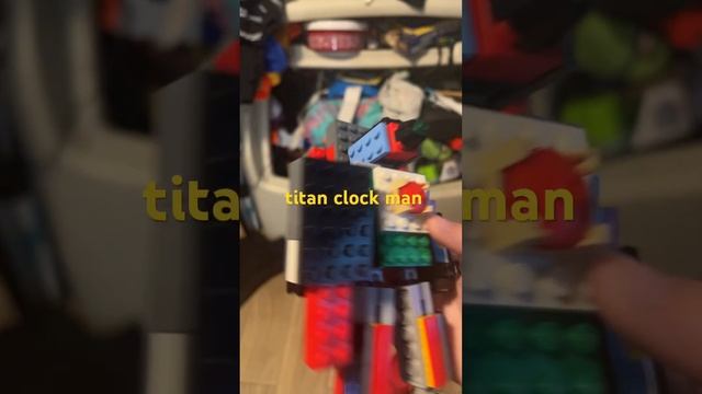 #lego titan clock man