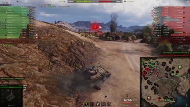 такой бой получился на FV1066