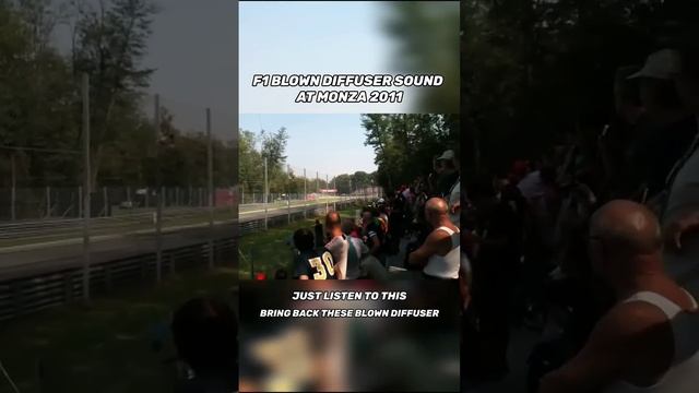 Blissful sound of Blow diffuser at Monza during 2011 #f1 #f12024