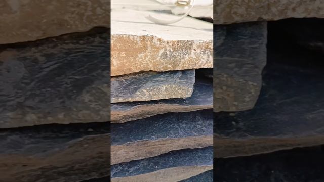Чёрный сланец для мощения