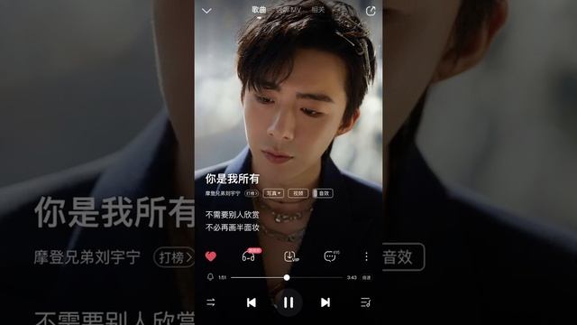 11 78. Лю Юйнин - 你是我所有 Ni Shi Wo Suoyou (Ты все для меня) - ОСТ Пейзаж любви 07.04.2021