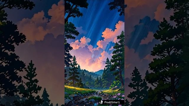 Viral anime nature wallpaper in 4K quality