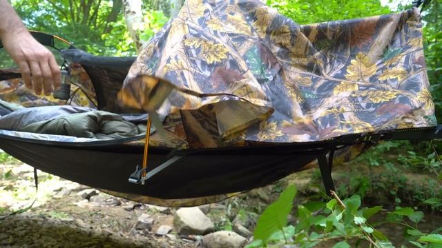 SOLO 3 DAYS  Catch and Cook, Fishing. Bushcraft Skills. Hammock Shelter