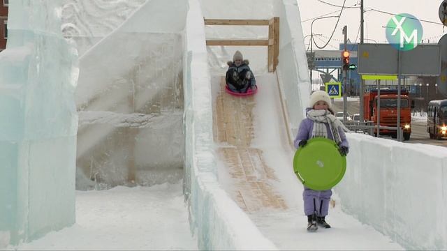 Ледовые городки в Ханты-Мансийске