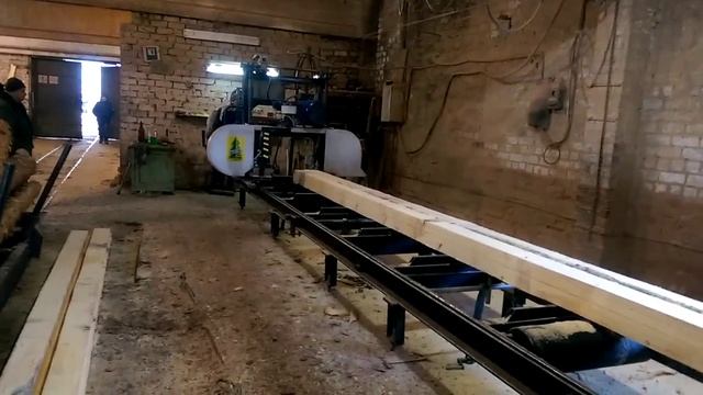 Ленточная пилорама Байкал УЛПГ-82 с электроприводом каретки