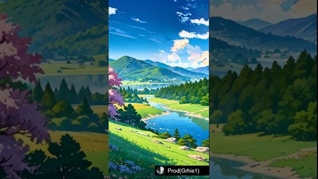 Viral anime nature wallpaper in 4K quality