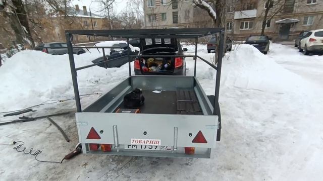 сварили каркасс под тент