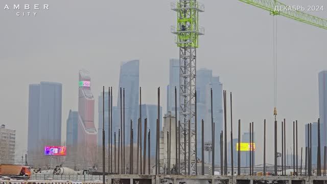 Ход строительства ЖК Amber City декабрь 2024