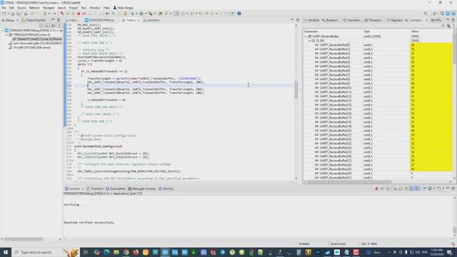 STM32 UART прием данных с использованием DMA Circular Buffer ReceiveToIdle