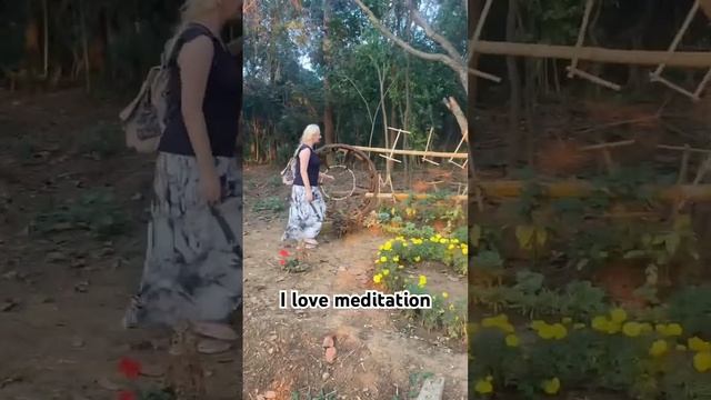 I ❤️#meditation #india #ashram #srisriravishankar