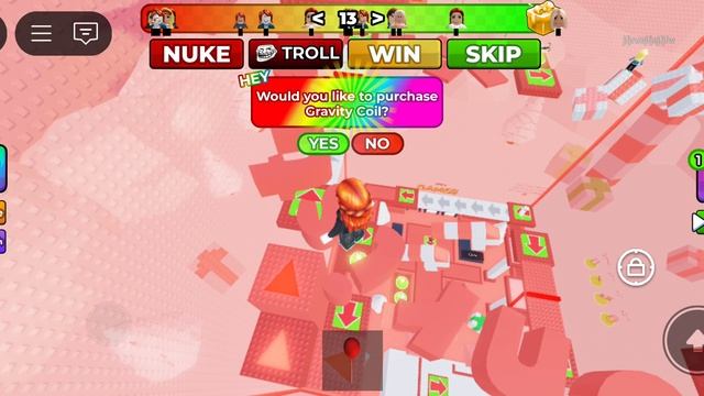играю в роблокс в новогоднею игру