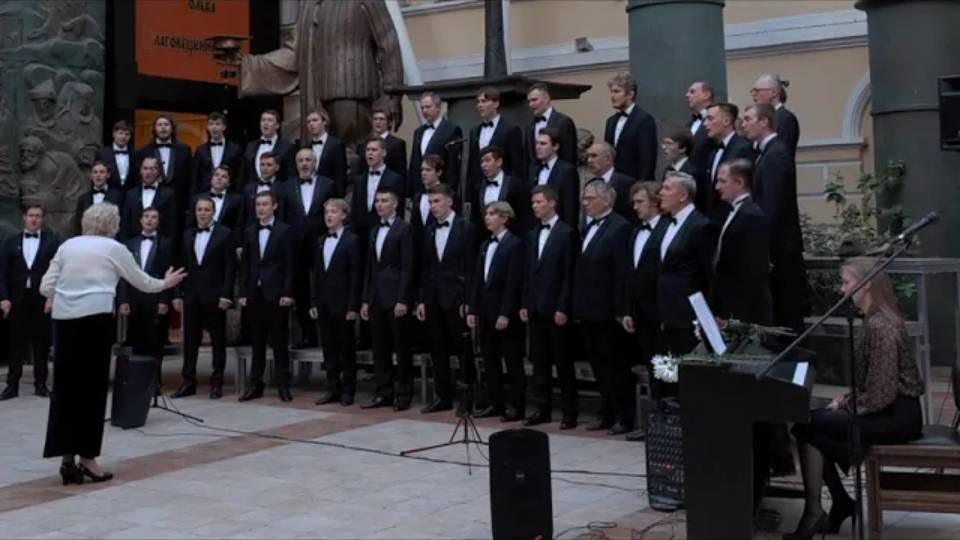 MEPhI Academic Male Choir - ＂Vater unser＂, H.Reiter