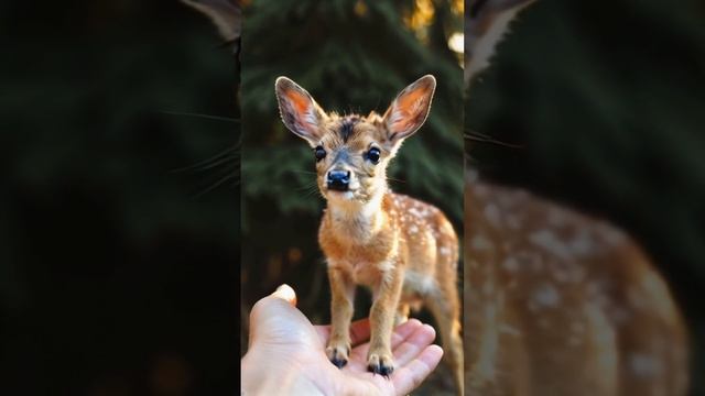 Cute and Tiny forest Animals on your palm