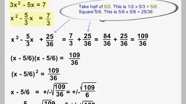 4 Methods of Solving Quadratic Equations