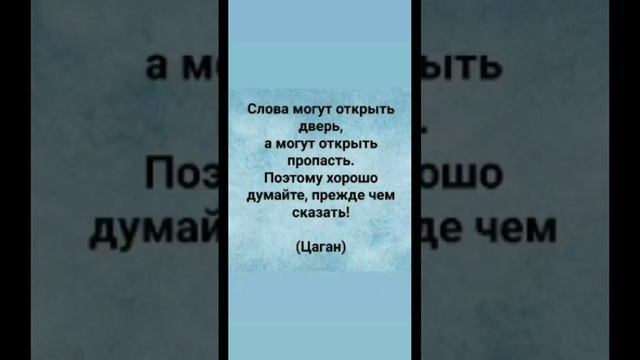 Мысли Цаган