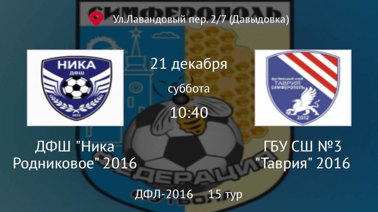 Ника Родниковое vs Таврия