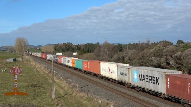 KiwiRail MP6, Tauranga to Southdown Express Freight.