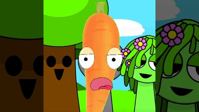 Sprunki Singing Carrot 🥕🎤 Sprunki Phase 1 #funny #sprunki #meme #animation #space