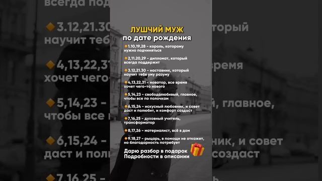 лучший муж по дате рождения