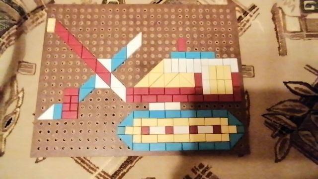 Ретро мозаика -- строим экскаватор! ♥️!...