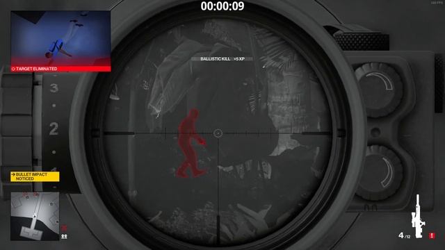 Hitman WoA Contracts: 'Discharged Guards' SA/SO in 15 Seconds (Wallbang)