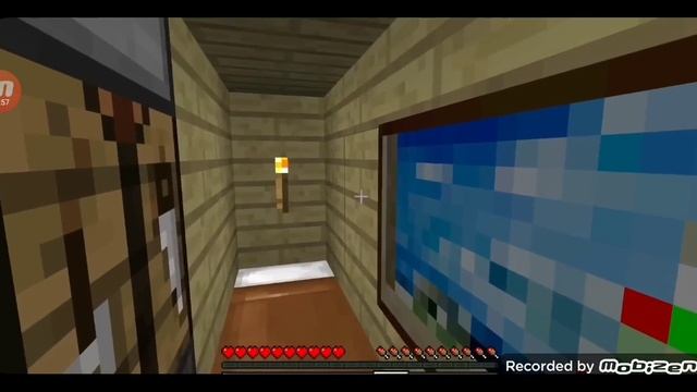 компот построил секретную комнату в кругу в майнкрафт