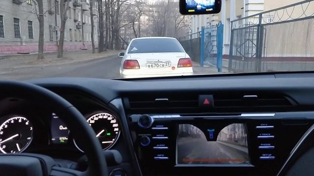 Передняя камера в штатное ГУ Камри V70 с помощью Canny 7.2duo