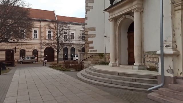 WALK STREET Hungary, quiet town of Kecskemét