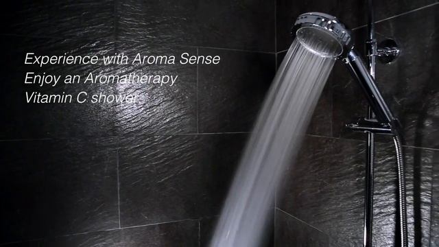 Aroma Sense 701ST shower head AS 701ST Water stream commercial video by KNTeC