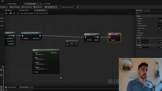 Smart Enemy AI  Part 3 Perception  Tutorial in Unreal Engine 5 UE51080p