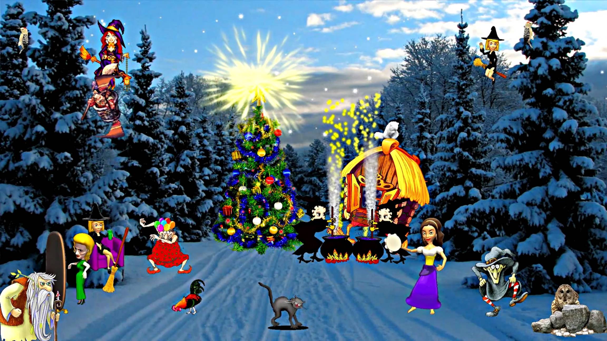 С Новым Годом! Бабки Ёжки 1! Подготовка к Встрече Нового Года!