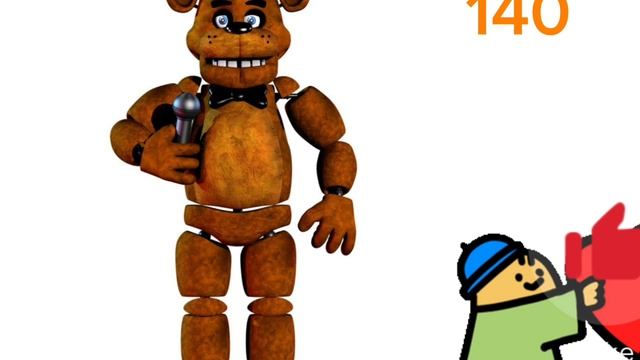 рост разных аниматроников из первой части fnaf  и мой рост